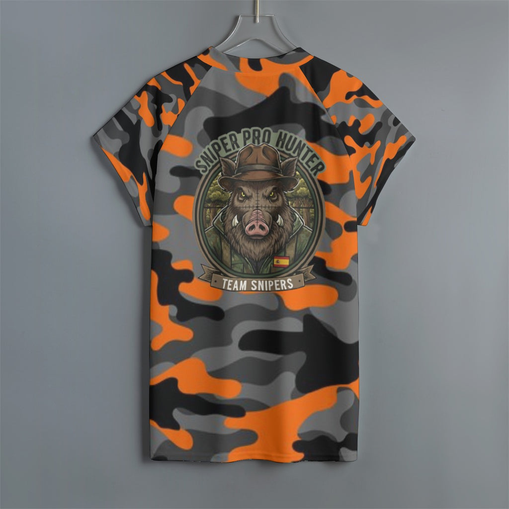 Camiseta Sport Camo Naranja SniperProHunter