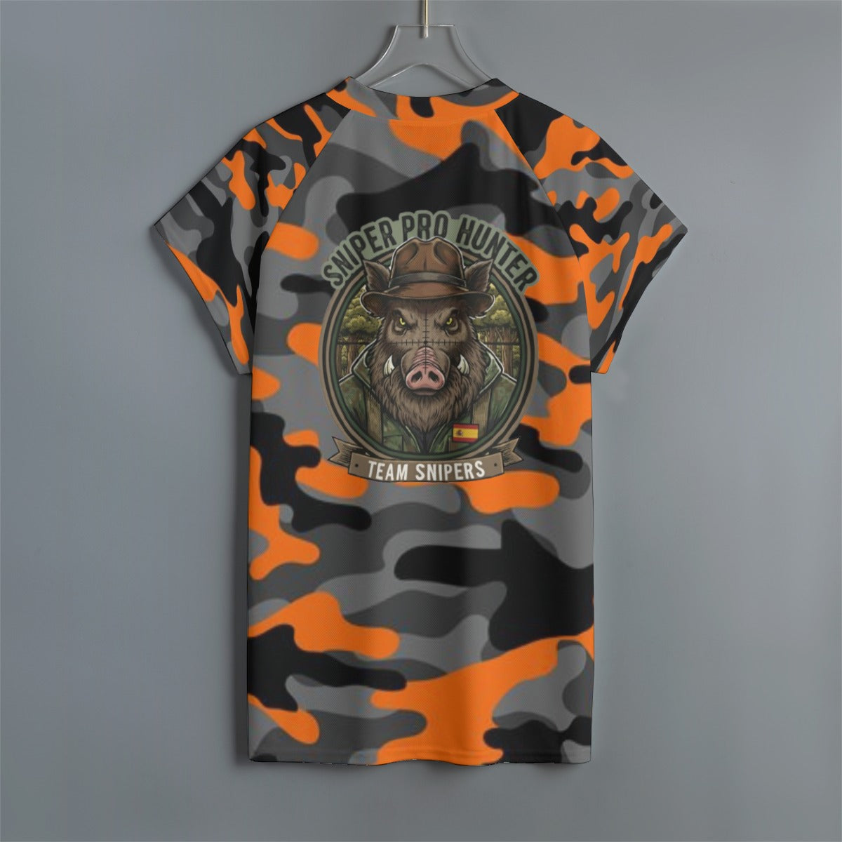 Camiseta Sport Camo Naranja SniperProHunter